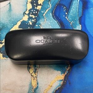 Coach Sleek Black Eyeglass Case